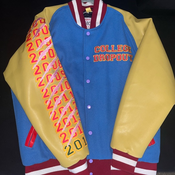 Kanye west COLLEGE DROP OUT VARSITY JACKET